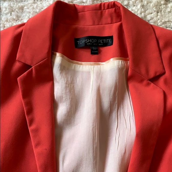 Orange open blazer - Picture 2 of 2